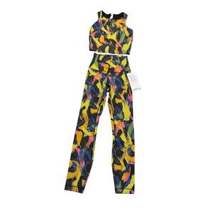 Lululemon Wunder Train 2-Piece Set High-Neck Tank & High-Rise Tight 25" Size 2